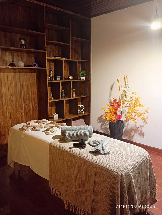 Massoterapeuta com sucesso