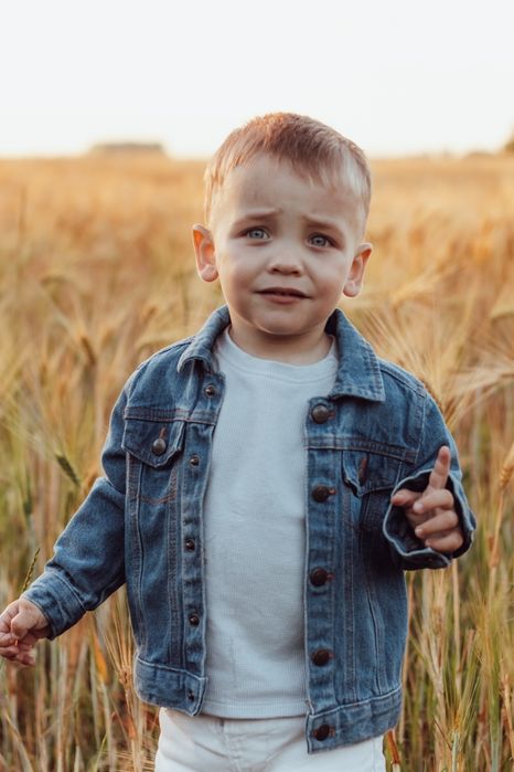 Komplet dla dziecka dżinsówy, chłopięcy!