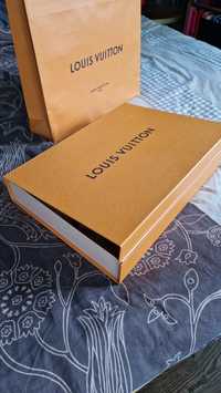 Louis Vuitton oryginalne pudełko 47x35,5x8,5 cm  + torba + wstązki