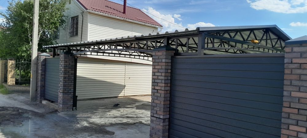 Навіси, металоконструкції, ворота, навіси, хвіртки, сходи,