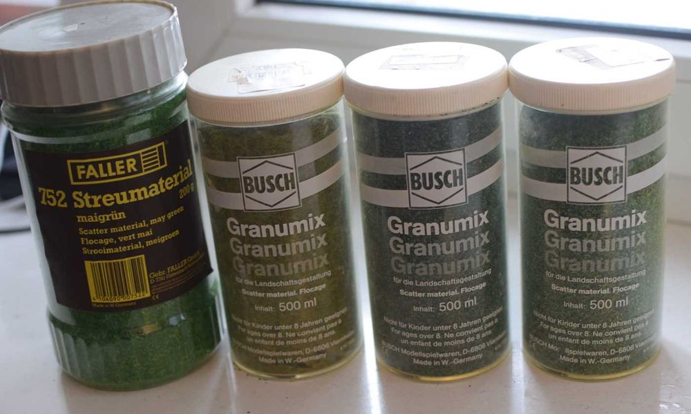 podsypki na makietę , dioramę Faller .Busch