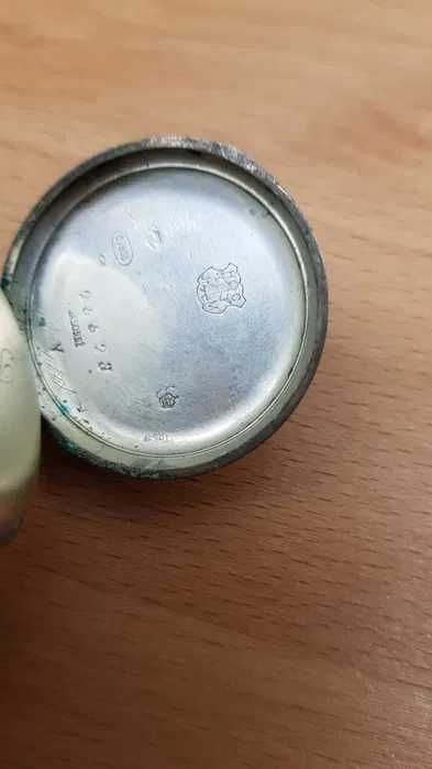 Stary Zegarek Kieszonkowy Srebro 0.800
