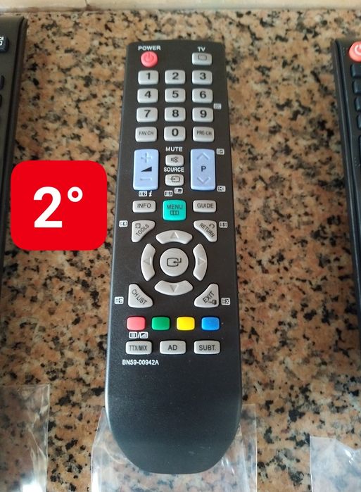 Comando remoto para TVs Samsung casa quarto apartamento vivenda.