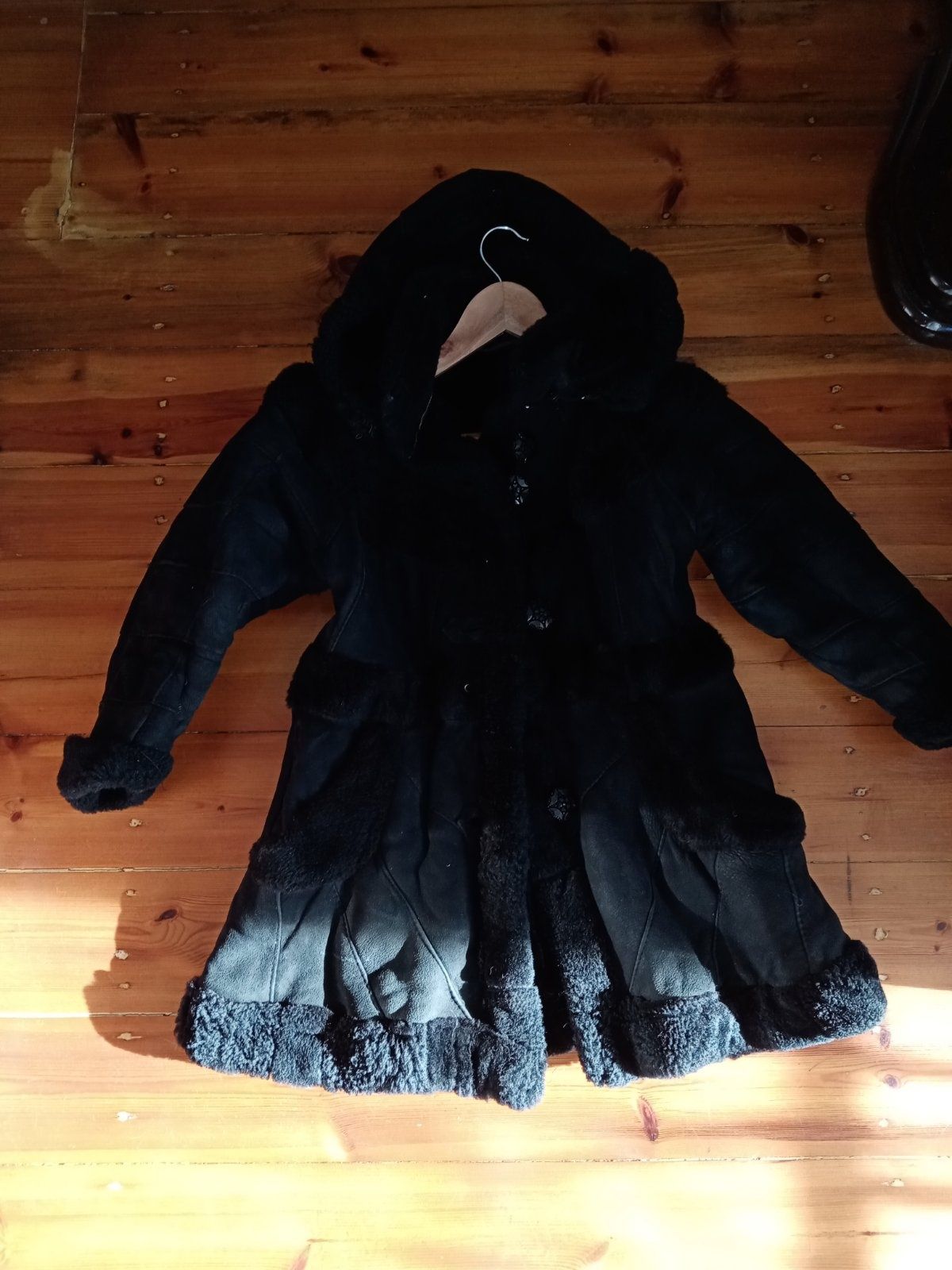 Дубльонка дубленка дитяча натуральна пальто зима тепла куртка детская