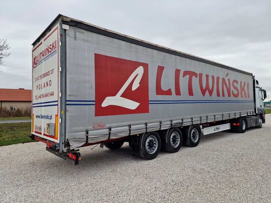 Fliegl PÓŁMEGA - BDE - PODNOSZONY DACH - MULDA 7m