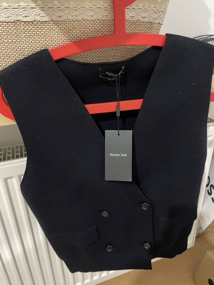 Efektowna jamizelka , sweterek Milsno od Massimo Dutti xs /S