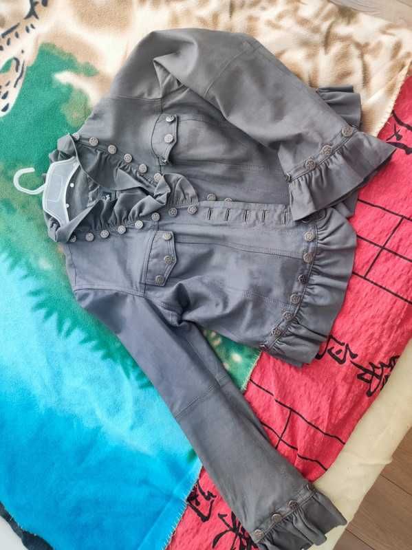 Nowa kurtka marynarka narzuta damska skórzana rozmiar xl drys