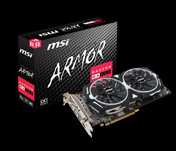 Karta Graficzna Radeon RX 580 MSI ARMOR OC 8GB GDDR5 Szyna 256 bit