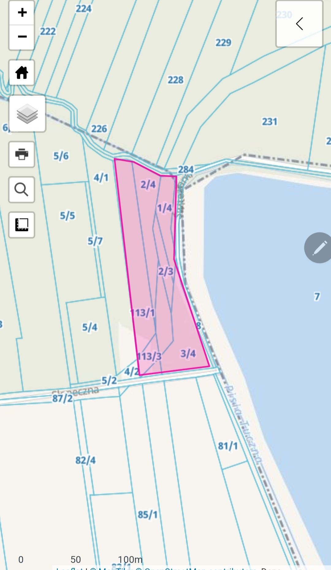 Działka rolno siedliskowa 49 km od centr Warszawy. 5km od Mszczonowa