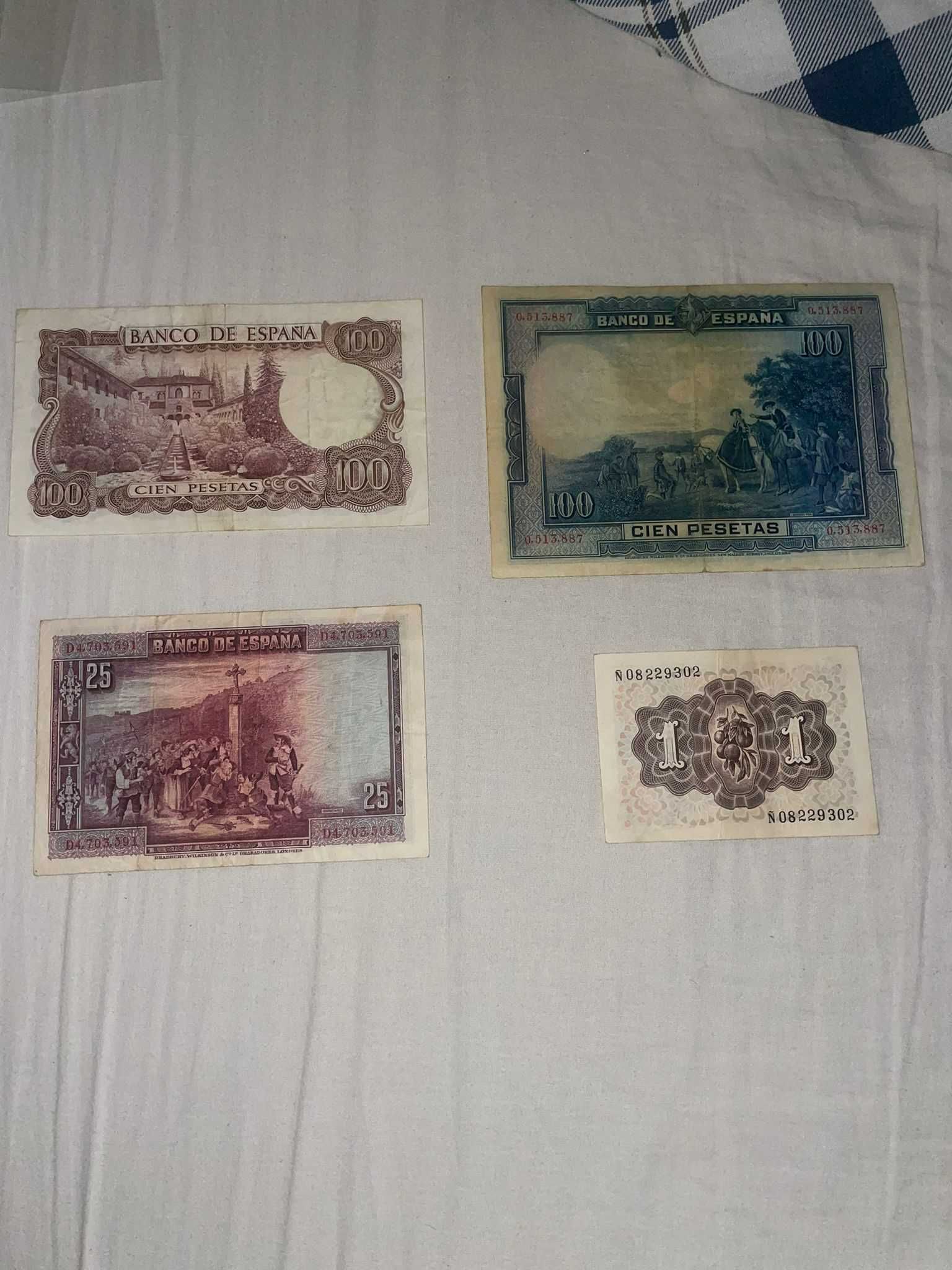 Notas antigas espanholas