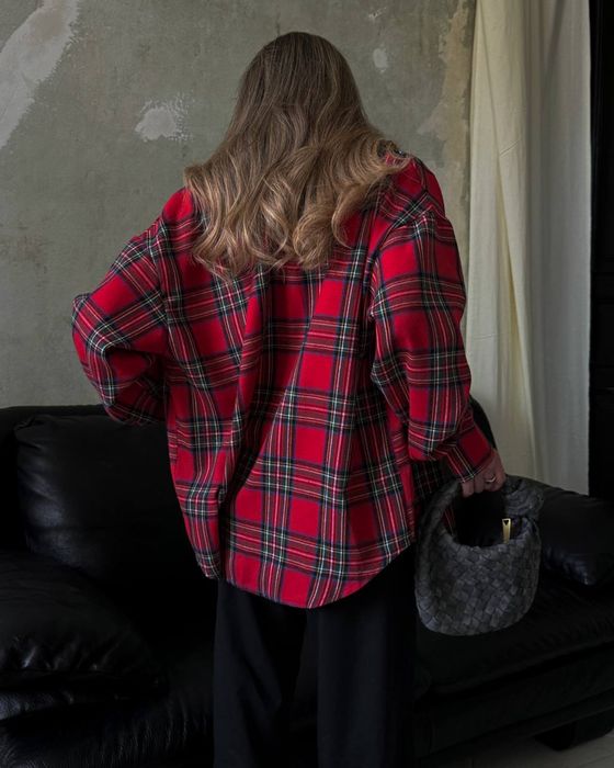 Рубашка в колетку