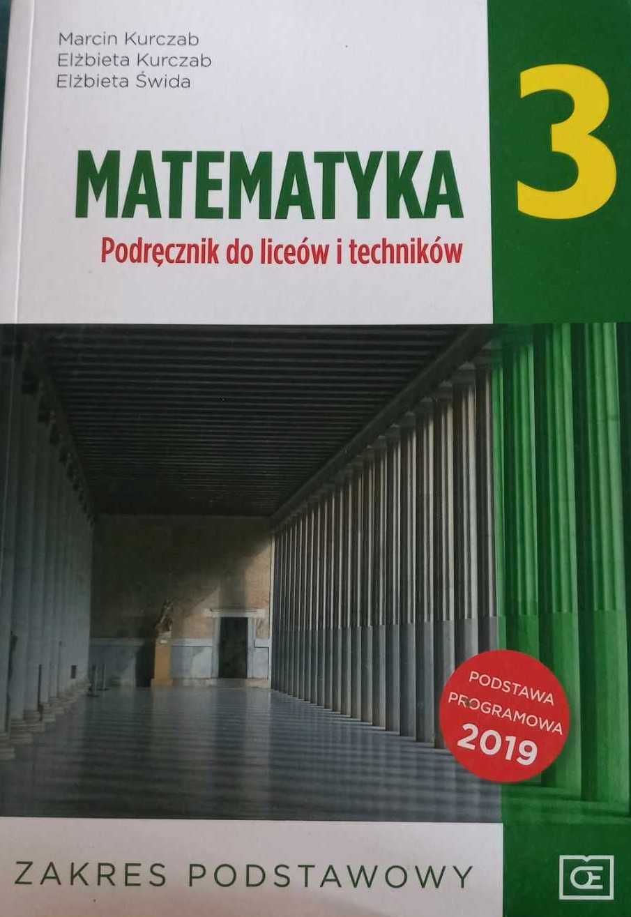 Matematyka 3 - Podręcznik do liceów i techników, zakres podstawowy