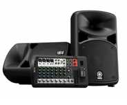 Colunas Yamaha Stagepas 400i (Mixer incluído) + Mala de Transporte