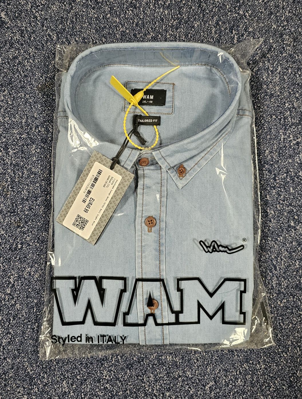 Holenderska koszula jeansowa Wan Denim XXL rozmiar