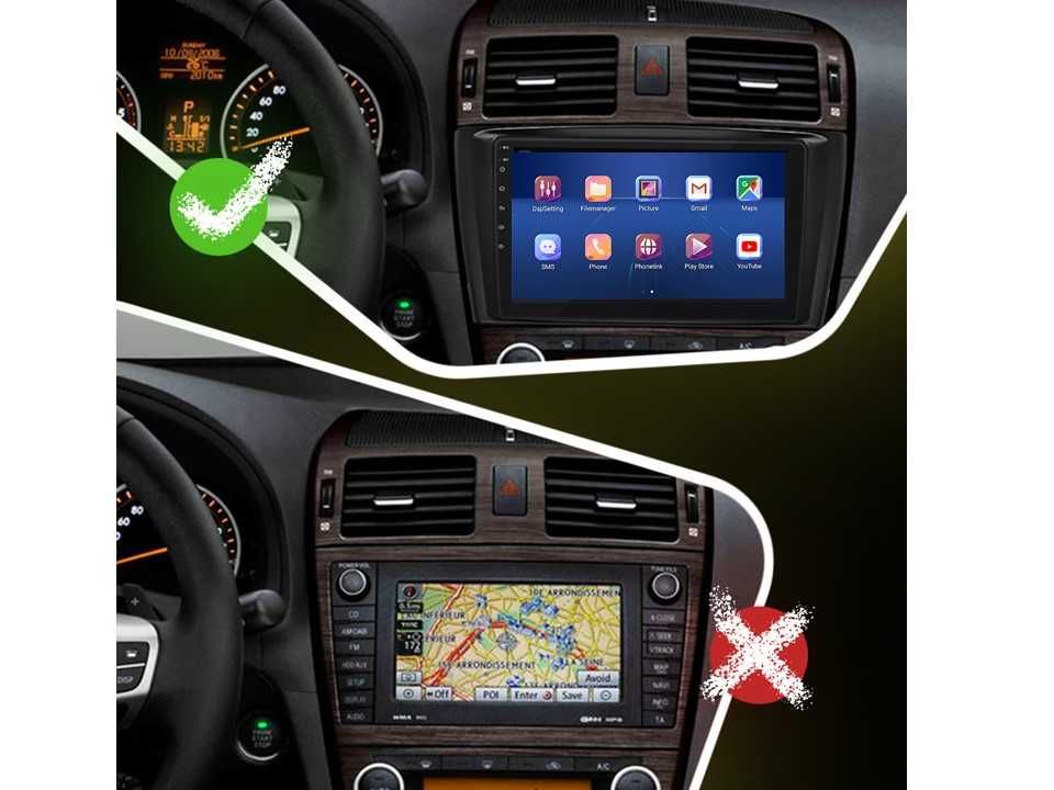 Radio samochodowe Android Toyota Avensis (9", black) 2008.-2015