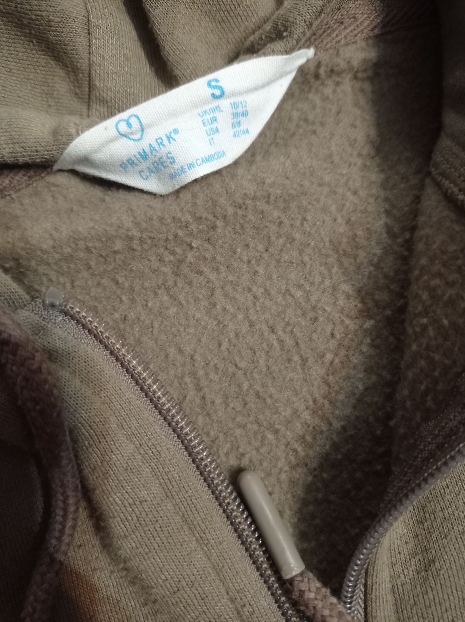 Bluza brązowa Primark Cares rozmiar S 36 karmelowa beżowa ciemna zaraz