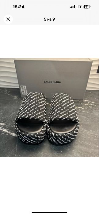 Продам шлепки,слайды,сандали,тапки Balenciaga ,оригинал,р.40