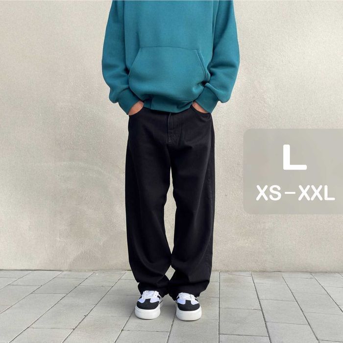 Джинси чоловічі baggy jeans, широкие джинсы мужские реп rap sk8 ск8 L