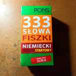 333 Fiszek z niemieckiego PONS Nowy