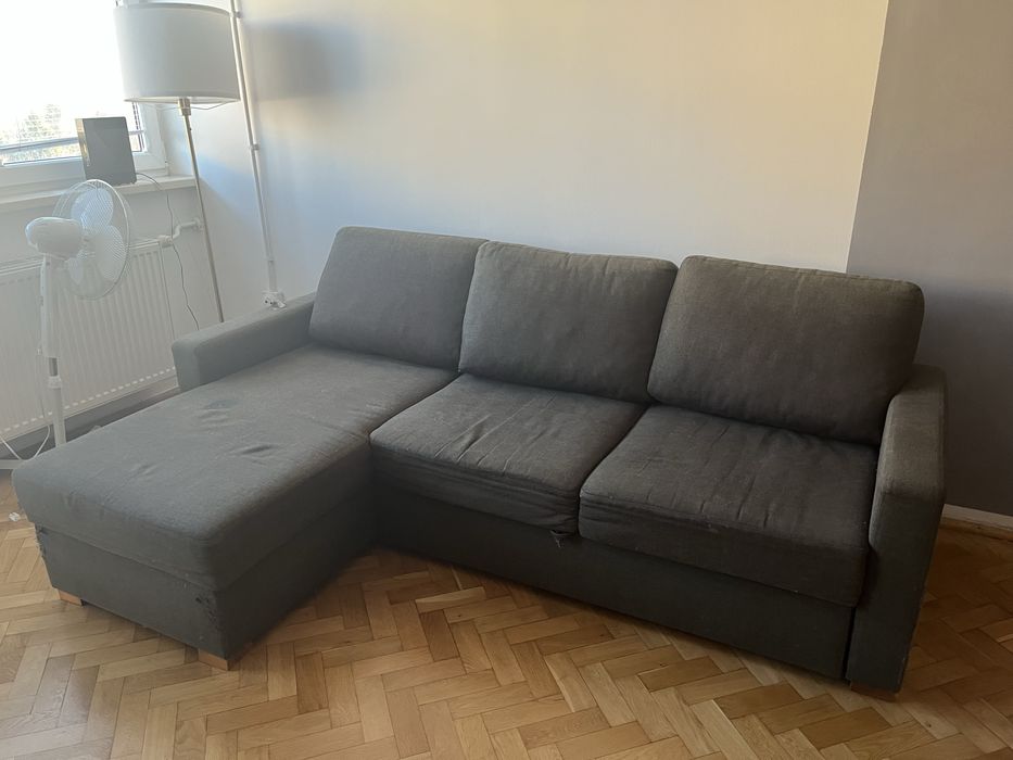 Narożnik z funkcją spania oddam za darmo