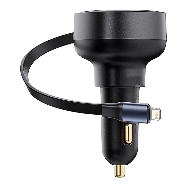 Ładowarka samochodowa Baseus Enjoyment Pro USB-C (żeńskie) / Lightning