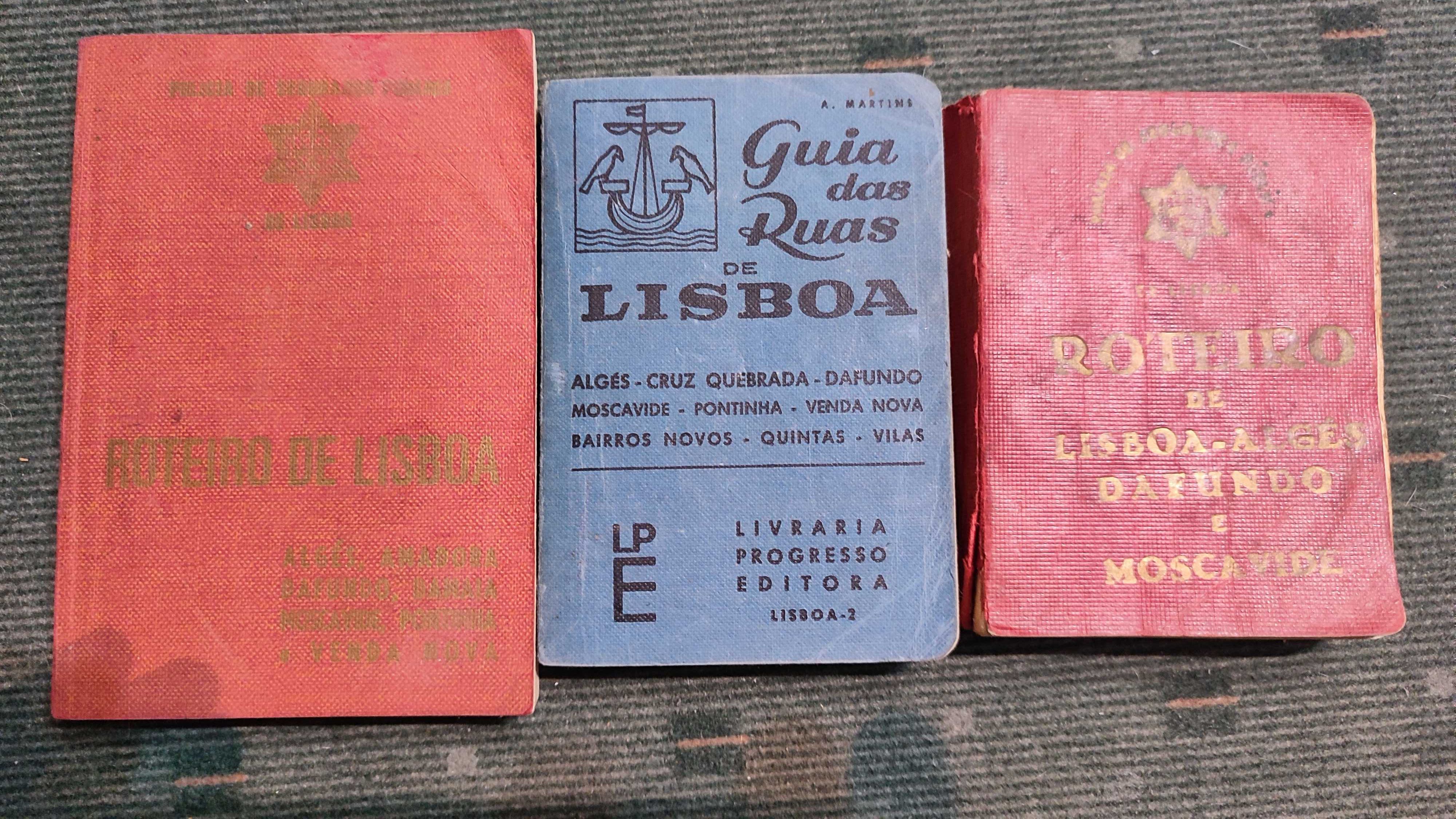 3 Roteiros antigos de Lisboa
