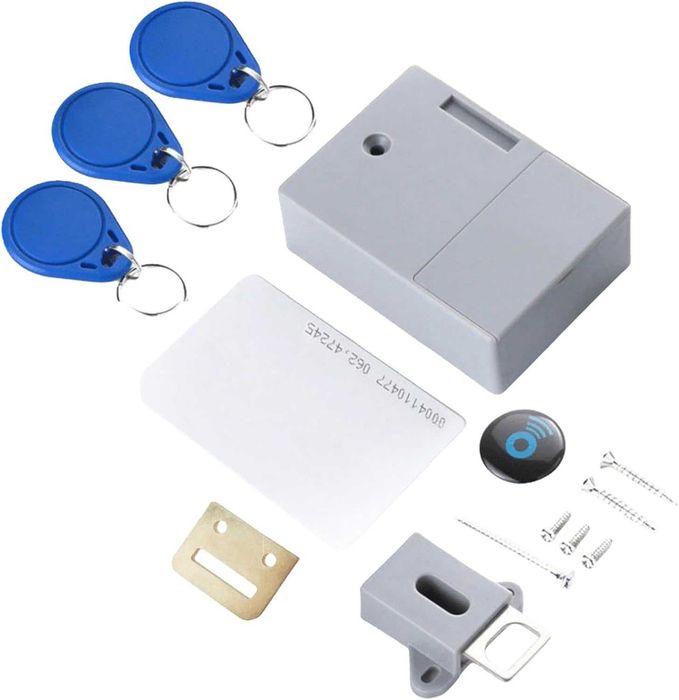 Inteligentny niewidoczny zamek do szafy bez otworów na kartę RFID
