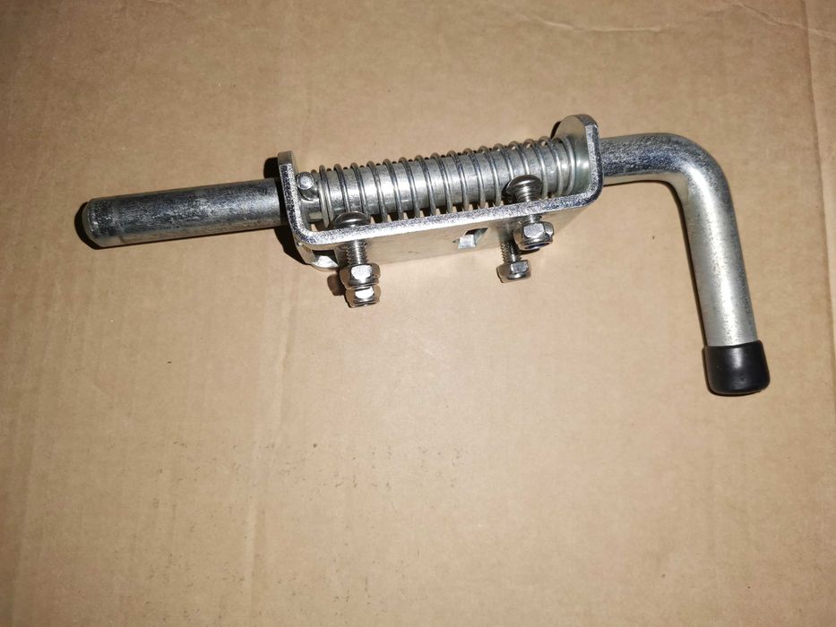 Zasuwa blokada rygiel skobel stopka do drzwi bramy przyczepy