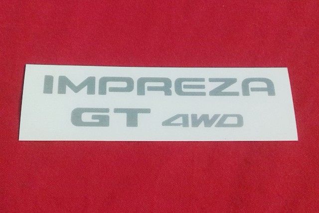 Autocolantes/Stickers Subaru Impreza GT AWD / 4WD
