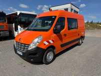 Renault Master 2011r. 7osób Brygadówka KLIMATYZACJA L2H2  Dobel Doka Dubelkabina Dobelkabina Dubel