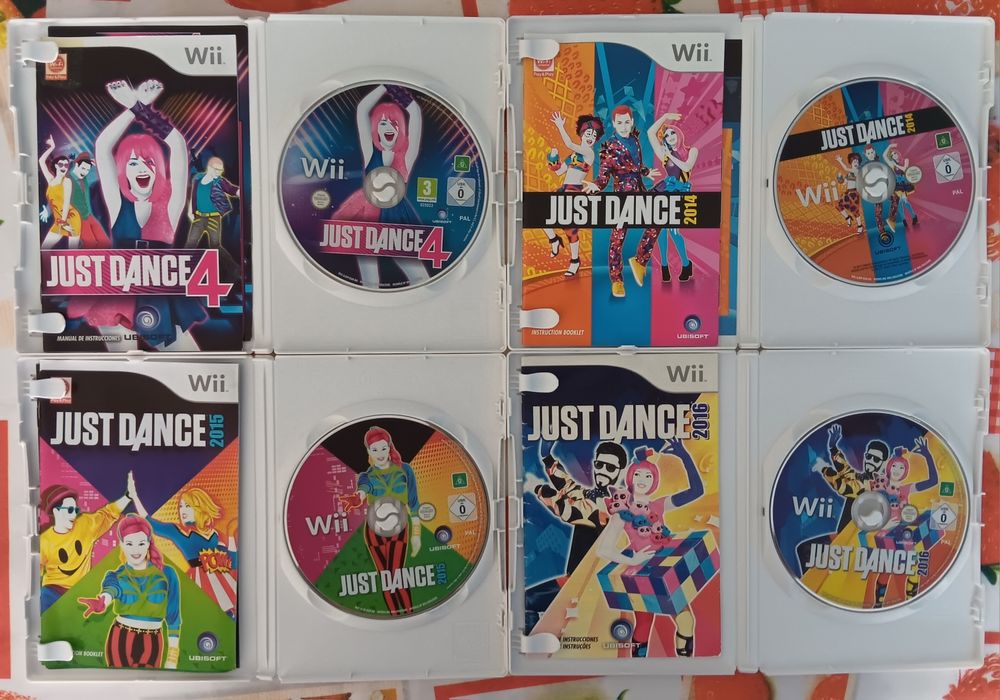Conjunto Jogos Just Dance Nintendo Wii Feliz Natal