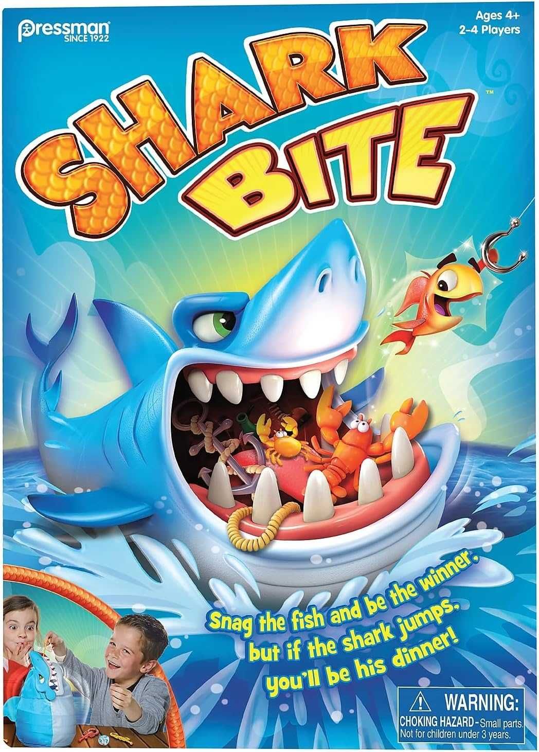 Гра настільна дитяча Обхитри акулу Укус акули Shark Bite Game Pressman
