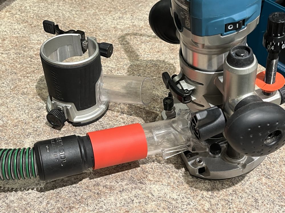 Redukcja, adapter węża Festool do Makita RT0700C 37mm
