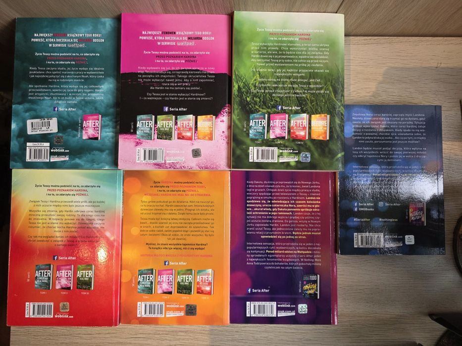 Seria komplet After Anna Todd 7 tomów