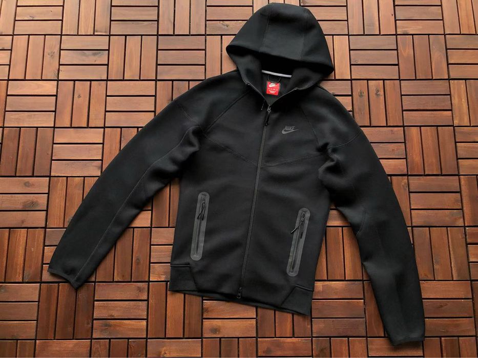 Зіп худі Nike tech fleece  чорна 2024 M-XXL найк