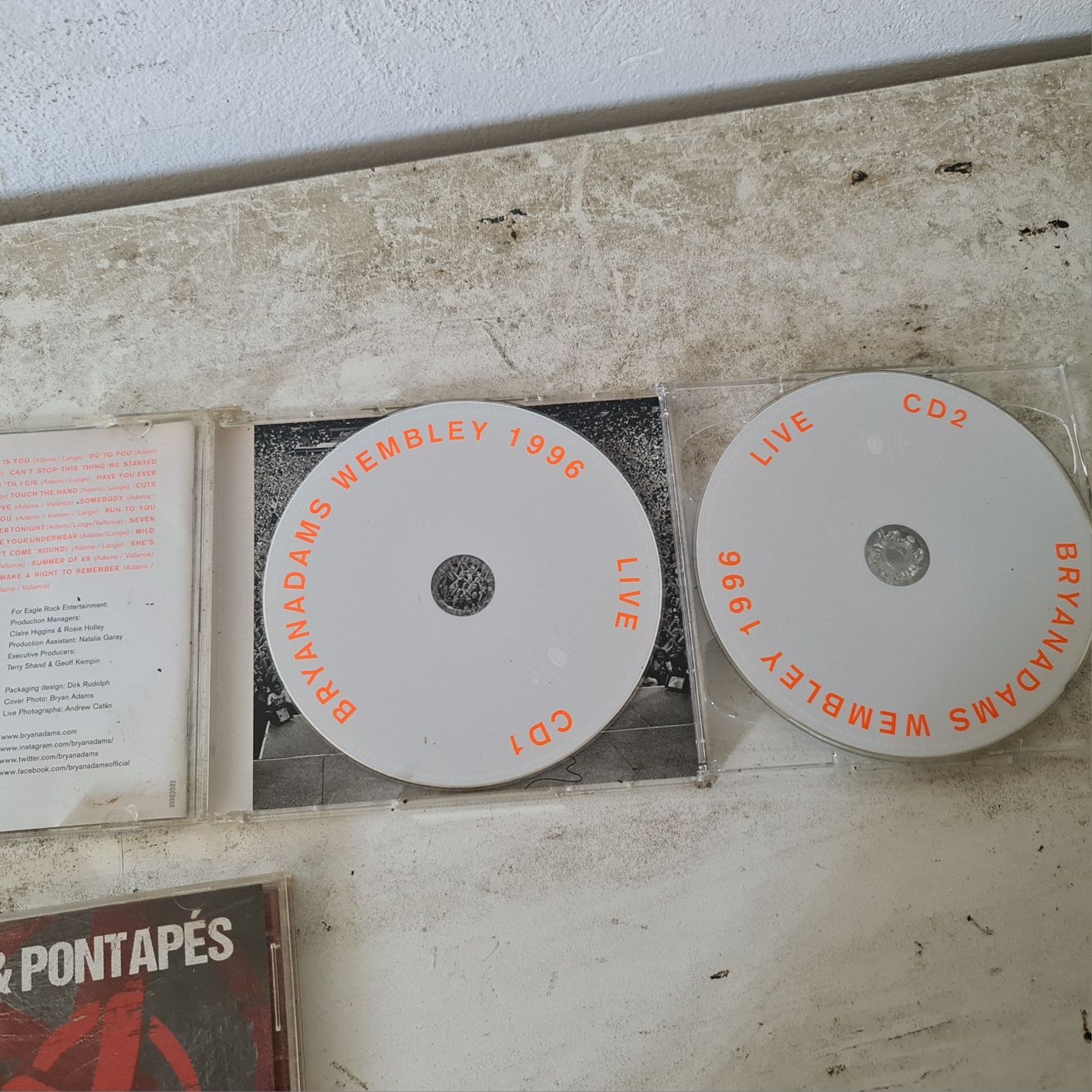 Cds duplo  Braianadamas wemblay 1996 e Wile lnelson