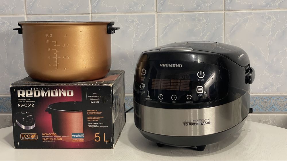 Мультиварка Redmond M90 + доп чаша.
