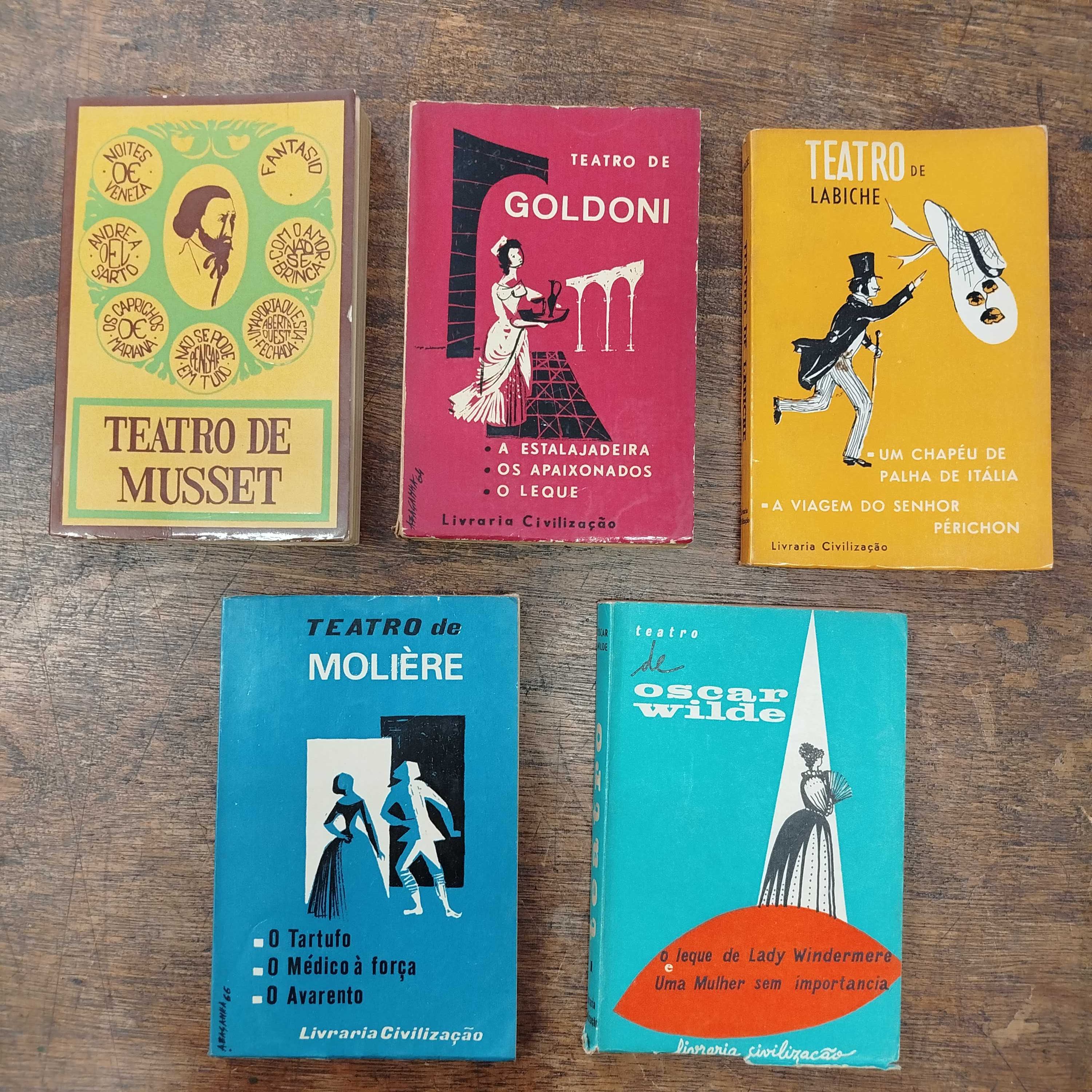 Teatro de Labiche, Wilde, Musset, Goldoni e Molière - L. Civilização