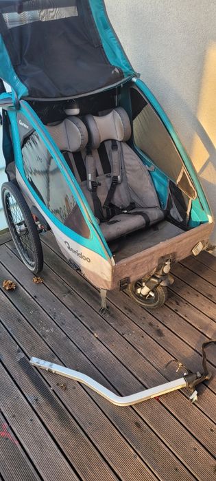 Przyczepka rowerowo-biegowa Queridoo sportex 2