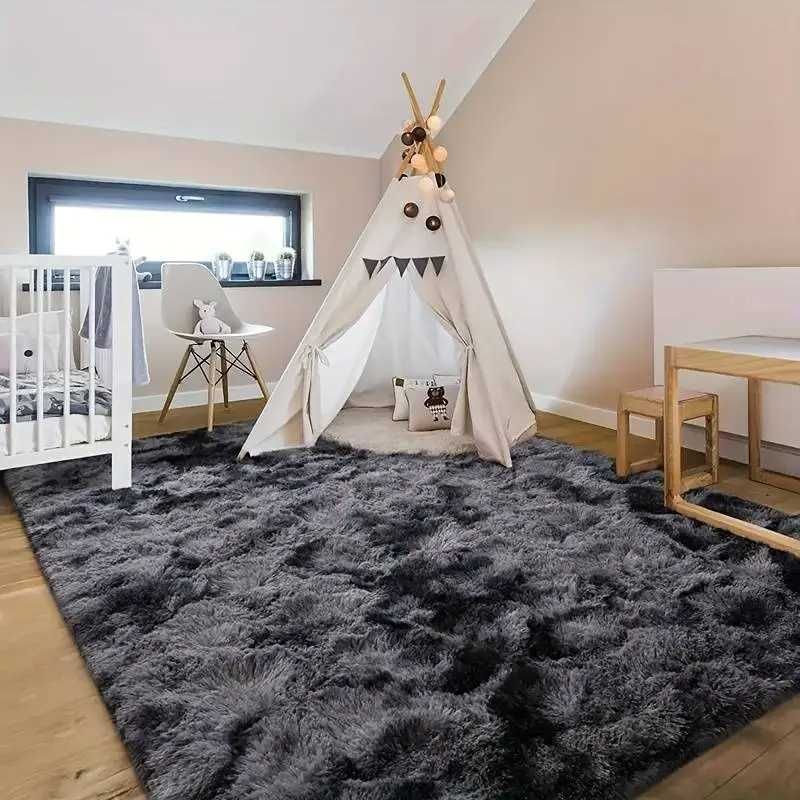 NOWY Pluszowy Dywan Shaggy Ombre Puszysty Mięki 160x200 Futrzany