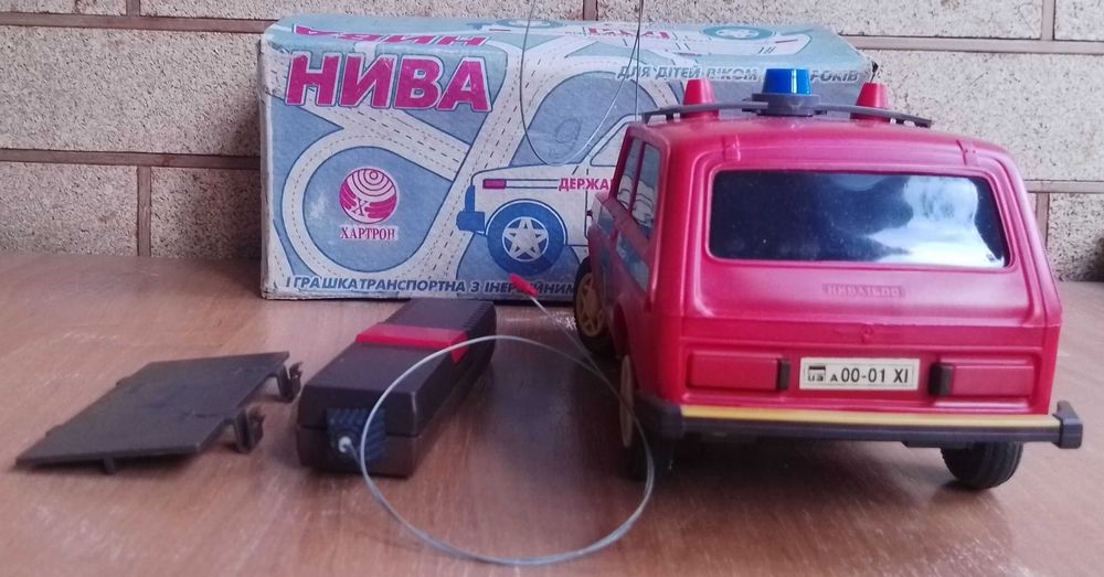 игрушка нива радиоуправляемая хартрон ссср