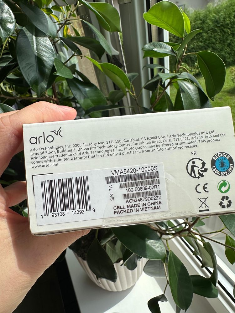 Akumulator Arlo XL biały TOMI-TECH