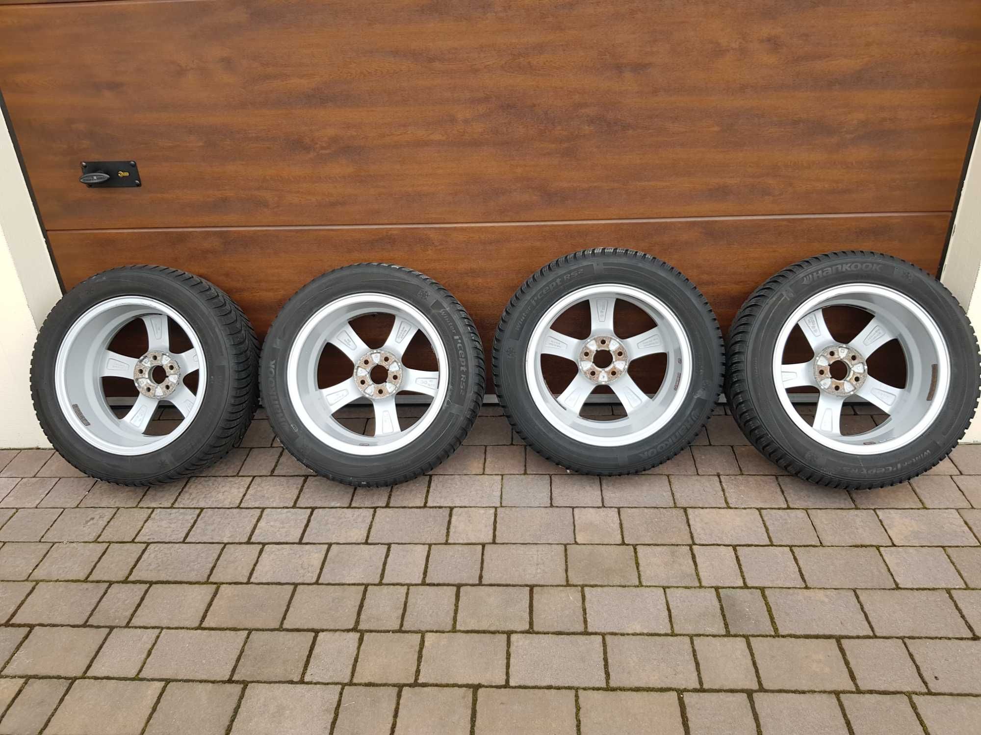 Alufelgi z oponami zimowymi Hankook 205/55/16 5x100 SEAT SKODA VW