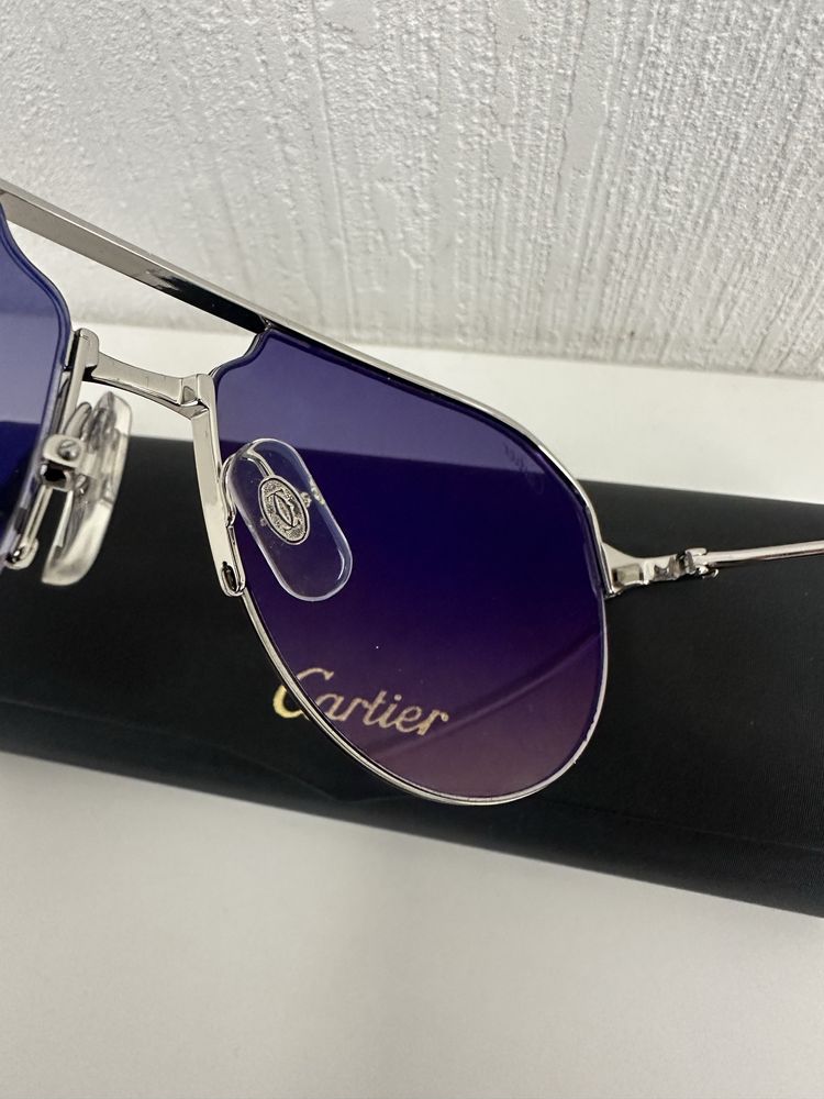Сонцезахісні окуляри Cartier Santos оригінал