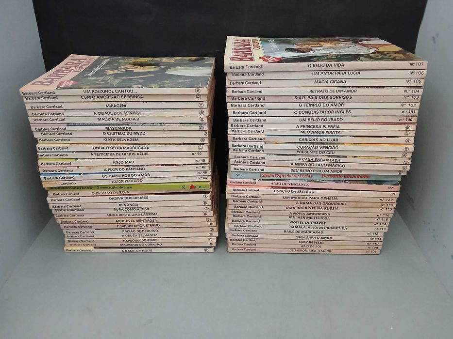 coleções antigas barbara cartland