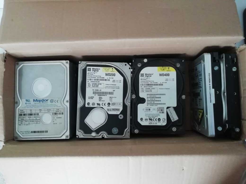 Discos rígidos HDD antigos