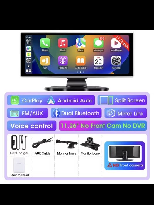 Stacja multimedialna (ekran) Android Auto, Car Play 11,26"