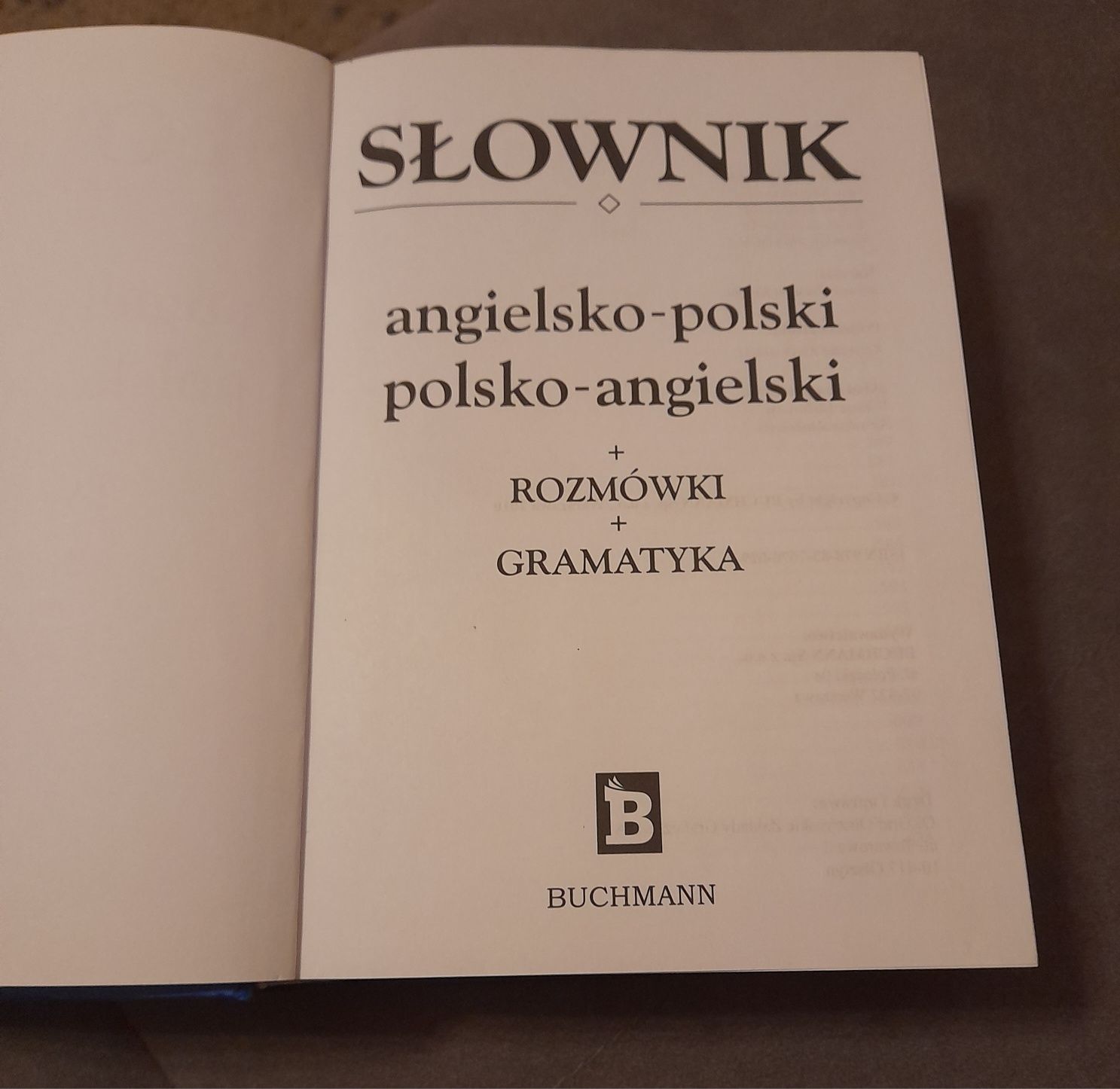 Słownik angielsko-polski , polsko-angielski