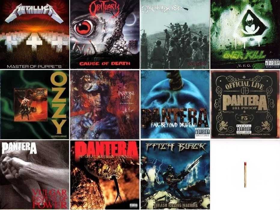 96 CDs - Metal - Raros - Muito Bom Estado