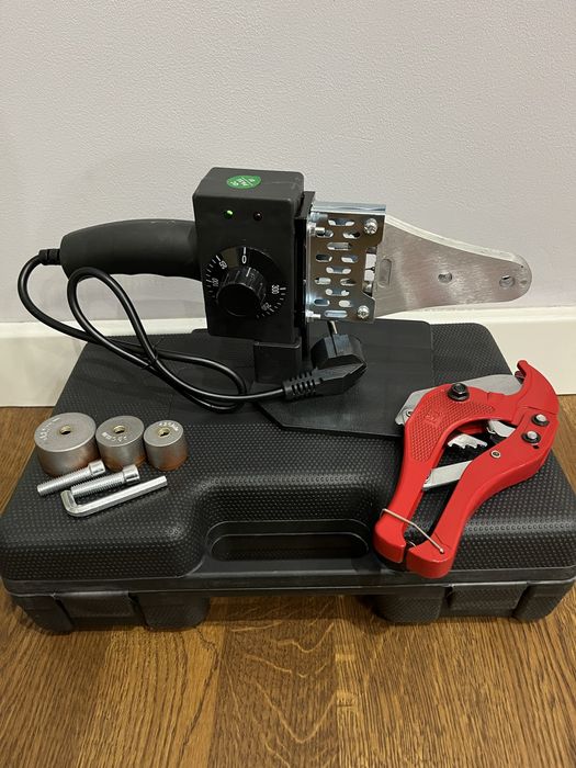 АКЦІЯ! Паяльник для пластикових труб  (насадки 20-32)+ ножиці